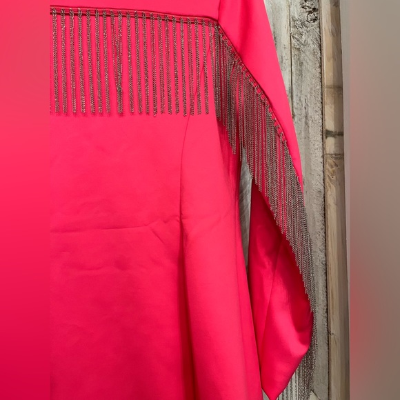 Cowboy Cowgirl Barbie Pink Metal Fringe Bling Button Jacket Dress Size Large - Picture 13 of 16